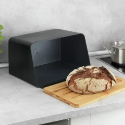 Brotkasten mit Bambusbrett