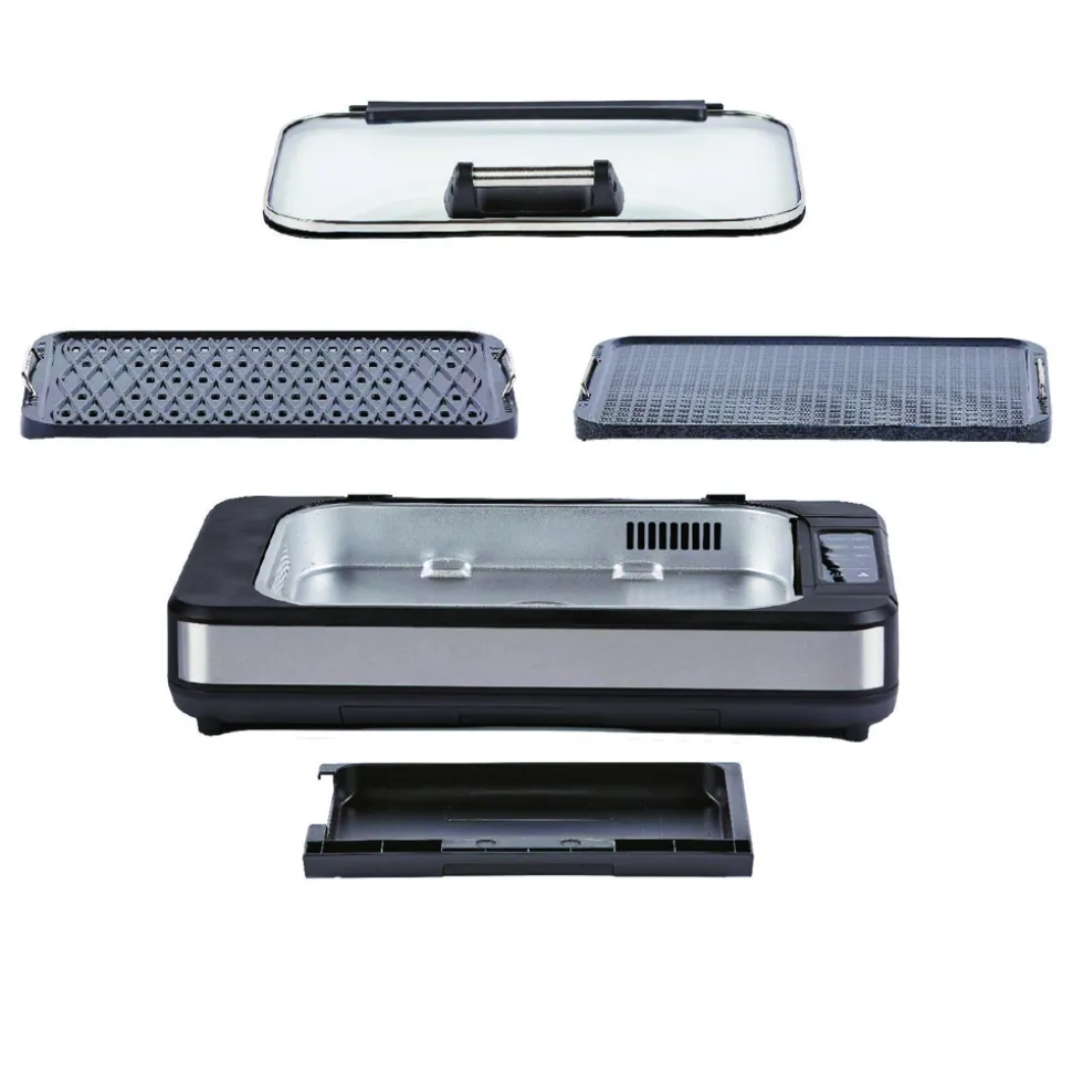 Der 2in1 Indoor-Grill-Alleskönner mit integriertem Rauchabzug