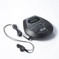 Der kompakte CD-Spieler mit integrierten Stereo-Lautsprechern