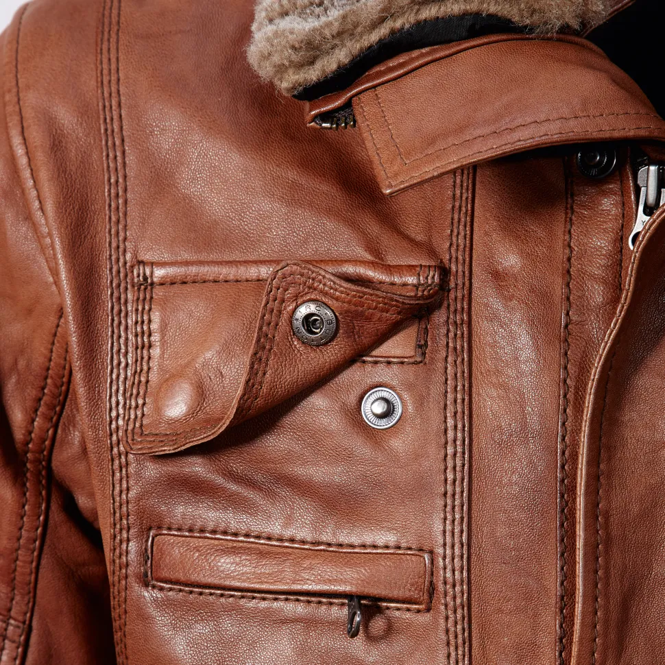 Diese Jacke aus Lammleder ist eine für ewig