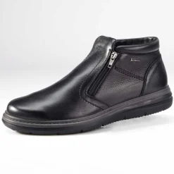 Ein eleganter Lederstiefel für Wind und Wetter