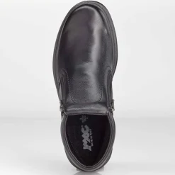 Ein eleganter Lederstiefel für Wind und Wetter