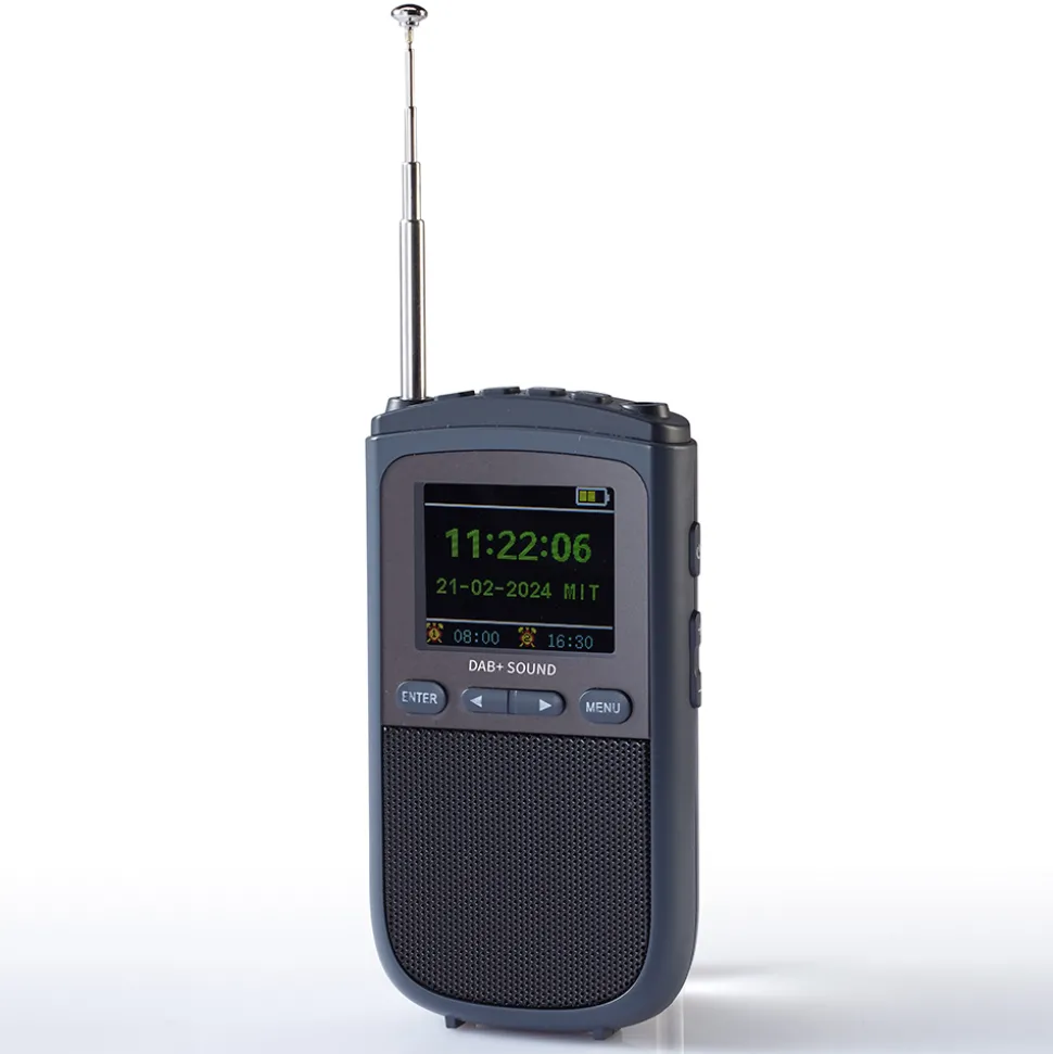 Endlich: Ein DAB+-Pocketradio mit großem Farbdisplay!