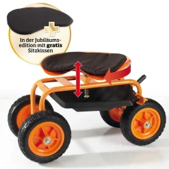 Ermüdungsfrei gärtnern – mit neuer Bremsfunktion!