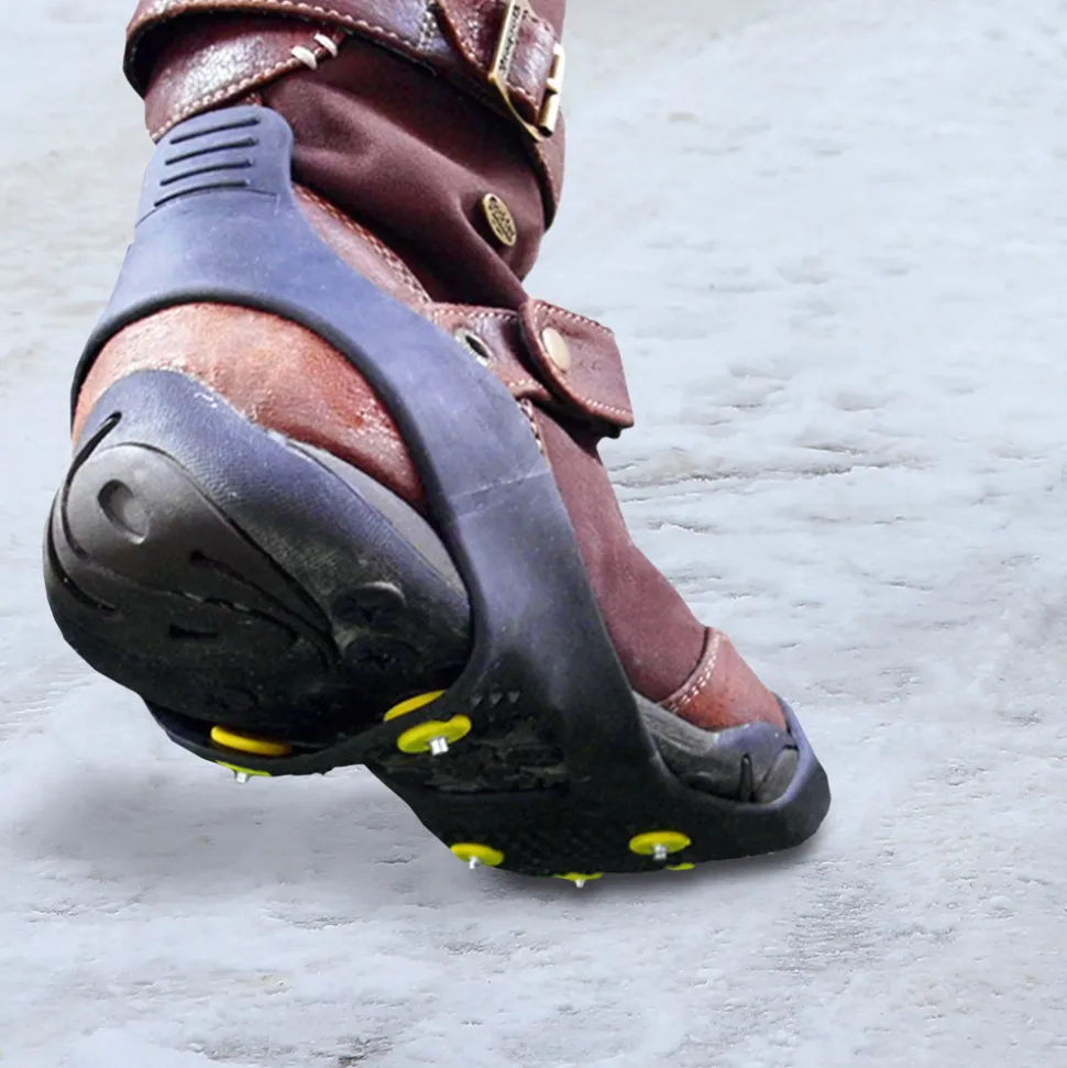 Immer vorbereitet: perfekter Gleitschutz auf Eis und Schnee!
