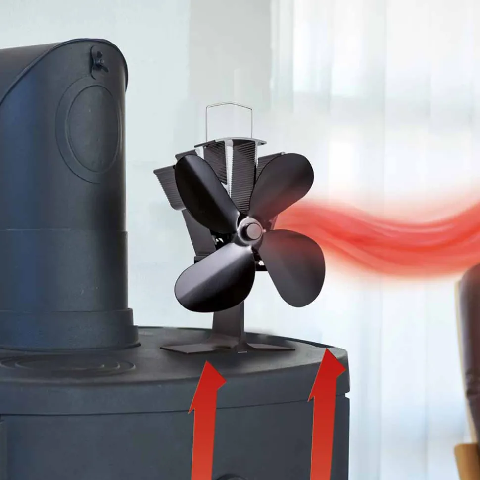 Kaminwärme effektiv verteilen – Brennholz sparen!