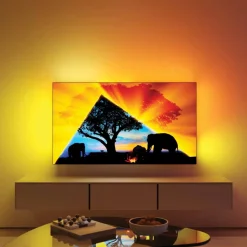 „Lebendiges“ Fernsehen – dank Wand-Illuminierung