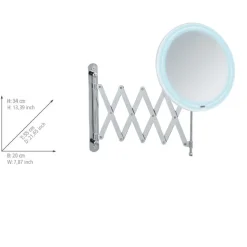 LED-Teleskop-Wandspiegel