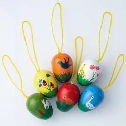 Miniatur Ostereier aus Echtholz für eine einzigartige Dekoration