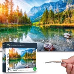 Schön wie ein Gemälde: das Alpen-Puzzle mit 1.500 Teilen