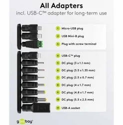 Universal-Netzadapter 1,5A