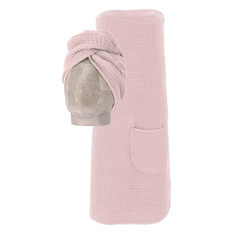 Wellness Set mit Turban und Spa-Dress